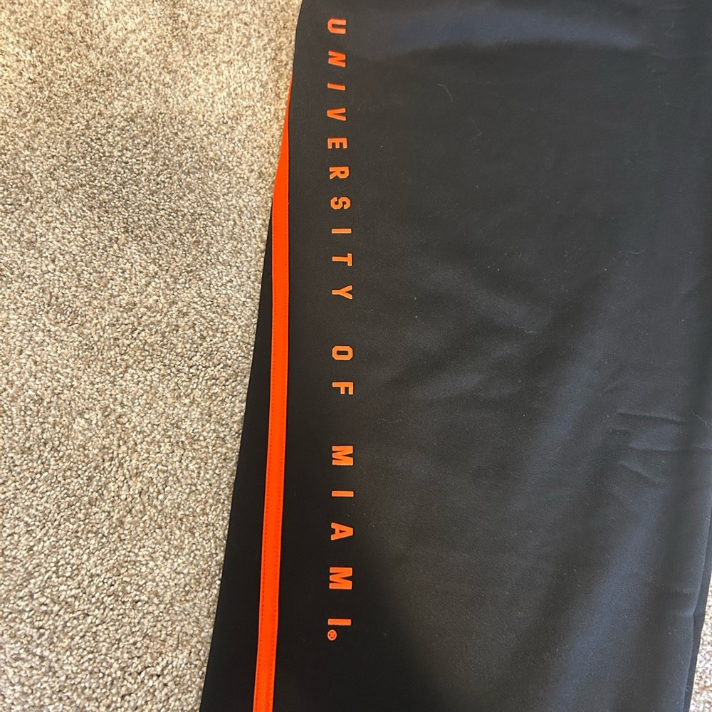 University of Miami Sweatpants Athlete and Coach Sideline Edition Hurricanes